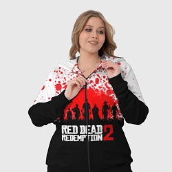 Женский 3D-костюм RDR 2: Red Blood, цвет: 3D-черный — фото 2