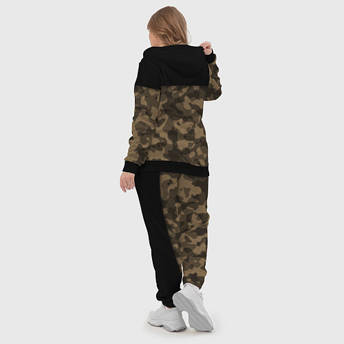 Женский костюм USYK Camo / 3D-Черный – фото 5