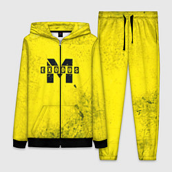 Женский 3D-костюм Metro Exodus: Yellow Grunge, цвет: 3D-черный