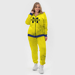 Женский 3D-костюм Metro Exodus: Yellow Grunge, цвет: 3D-синий — фото 2