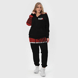 Женский 3D-костюм MASS EFFECT N7, цвет: 3D-черный — фото 2