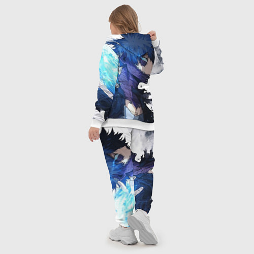 Женский костюм Академия героев - Даби / 3D-Белый – фото 5