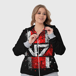 Женский 3D-костюм Mass Effect N7, цвет: 3D-меланж — фото 2