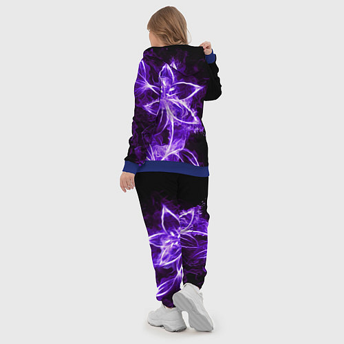 Женский костюм Цветок Тьмы / 3D-Синий – фото 5