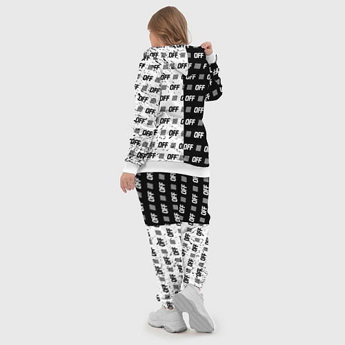 Женский костюм Off-White: Black & White / 3D-Белый – фото 5