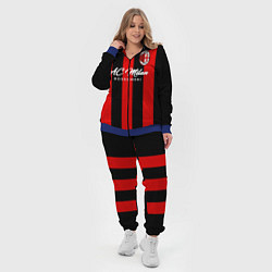 Женский 3D-костюм AC Milan, цвет: 3D-синий — фото 2