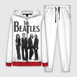 Женский 3D-костюм The Beatles: White Side, цвет: 3D-красный