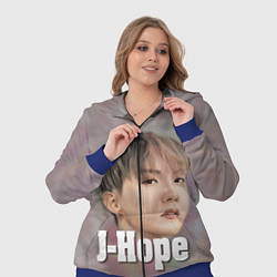 Женский 3D-костюм BTS J-Hope, цвет: 3D-синий — фото 2