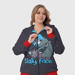 Женский 3D-костюм Sally Face: Rock, цвет: 3D-красный — фото 2