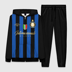 Женский 3D-костюм Internazionale Milano, цвет: 3D-черный