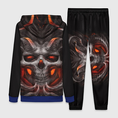 Женский костюм Slipknot: Hell Skull / 3D-Синий – фото 2