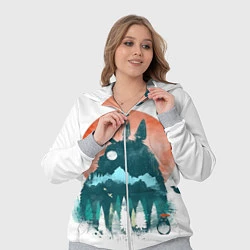 Женский 3D-костюм Лесной Тоторо, цвет: 3D-меланж — фото 2