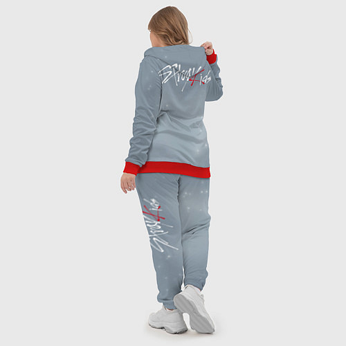 Женский костюм Stray Kids / 3D-Красный – фото 5