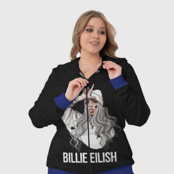 Женский 3D-костюм BILLIE EILISH, цвет: 3D-синий — фото 2
