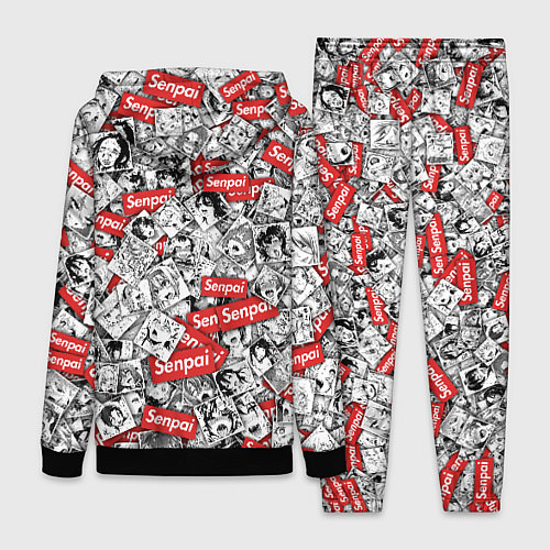 Женский костюм Senpai x Ahegao / 3D-Черный – фото 2