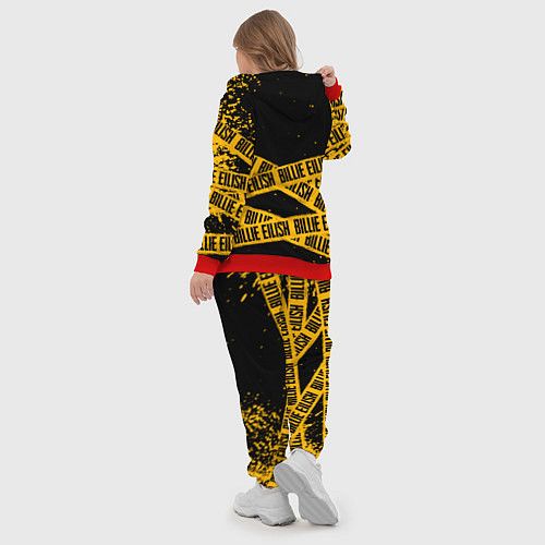 Женский костюм BILLIE EILISH: Yellow & Black Tape / 3D-Красный – фото 5