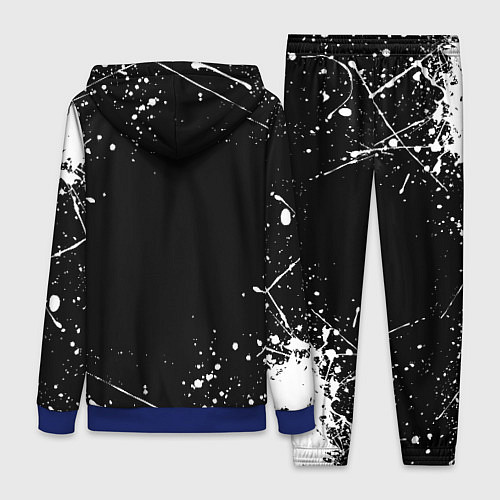 Женский костюм ЧЁРНЫЙ КЛЕВЕР / 3D-Синий – фото 2