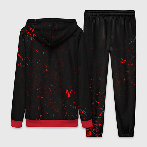 Женский костюм ГРАЖДАНСКАЯ ОБОРОНА / 3D-Красный – фото 2