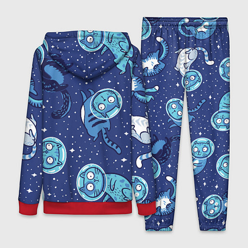 Женский костюм Кот Космонавт / 3D-Красный – фото 2