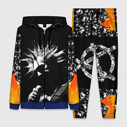 Женский 3D-костюм Король и Шут Анархия спина, цвет: 3D-синий