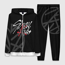 Женский 3D-костюм Stray Kids, цвет: 3D-белый