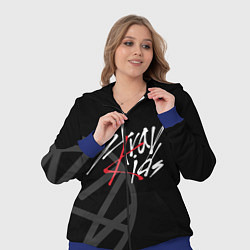 Женский 3D-костюм Stray Kids, цвет: 3D-синий — фото 2