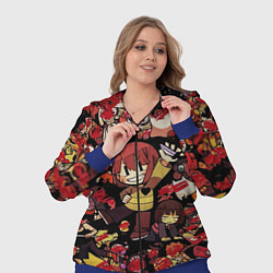 Женский 3D-костюм UNDERTALE CHARA, цвет: 3D-синий — фото 2