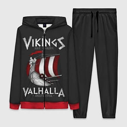 Женский 3D-костюм Vikings Valhalla, цвет: 3D-красный