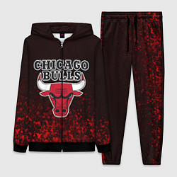 Женский 3D-костюм CHICAGO BULLS, цвет: 3D-черный