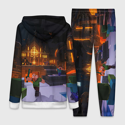 Женский костюм MINECRAFT / 3D-Белый – фото 2