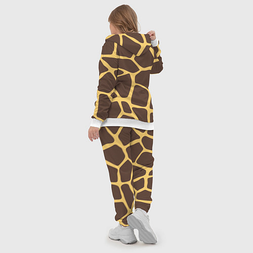Женский костюм Окрас жирафа / 3D-Белый – фото 5