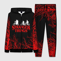 Женский 3D-костюм STRANGER THINGS, цвет: 3D-черный