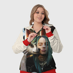 Женский 3D-костюм BILLIE EILISH, цвет: 3D-красный — фото 2