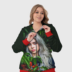 Женский 3D-костюм BILLIE EILISH, цвет: 3D-красный — фото 2