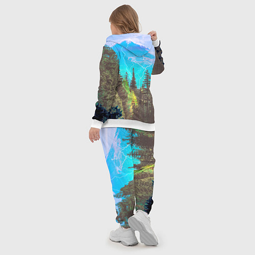 Женский костюм Счастье не за горами / 3D-Белый – фото 5