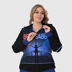 Женский 3D-костюм Beat Saber, цвет: 3D-синий — фото 2