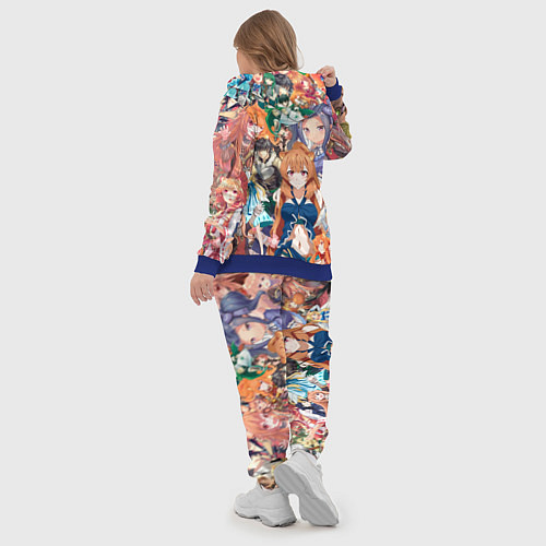 Женский костюм Восхождение Героя Щита / 3D-Синий – фото 5