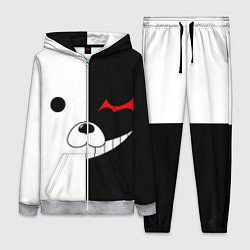 Женский 3D-костюм Monokuma, цвет: 3D-меланж