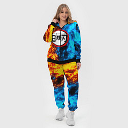 Женский 3D-костюм KIMETSU NO YAIBA, цвет: 3D-черный — фото 2