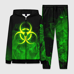 Женский 3D-костюм BIOHAZARD, цвет: 3D-черный