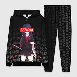 Женский 3D-костюм SENPAI ANIME, цвет: 3D-черный