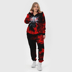 Женский 3D-костюм ВЕДЬМАК, цвет: 3D-черный — фото 2