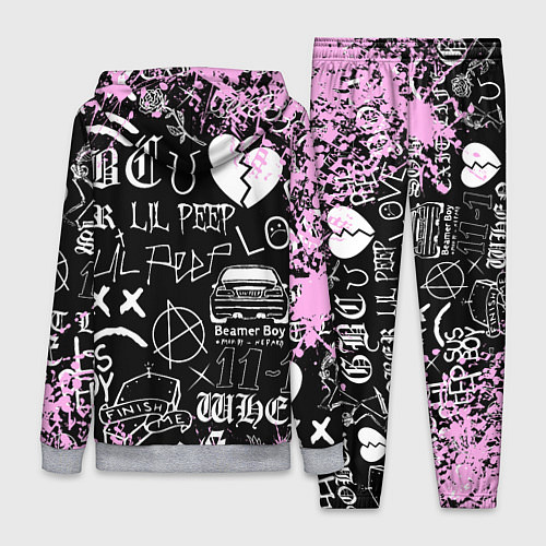 Женский костюм LIL PEEP / 3D-Меланж – фото 2