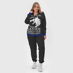 Женский 3D-костюм The Witcher, цвет: 3D-синий — фото 2