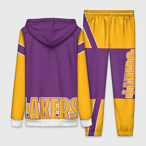 Женский костюм Los Angeles Lakers / 3D-Белый – фото 2