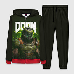 Женский 3D-костюм Doom Eternal, цвет: 3D-красный