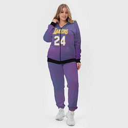 Женский 3D-костюм Los Angeles Lakers Kobe Brya, цвет: 3D-черный — фото 2