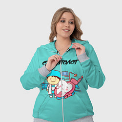 Женский 3D-костюм Стоматолог, цвет: 3D-меланж — фото 2