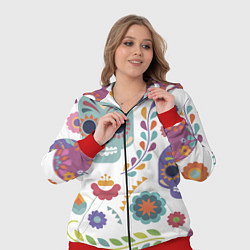 Женский 3D-костюм Мексиканские мотивы, цвет: 3D-красный — фото 2