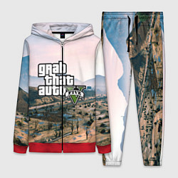 Женский 3D-костюм Grand Theft Auto 5, цвет: 3D-красный